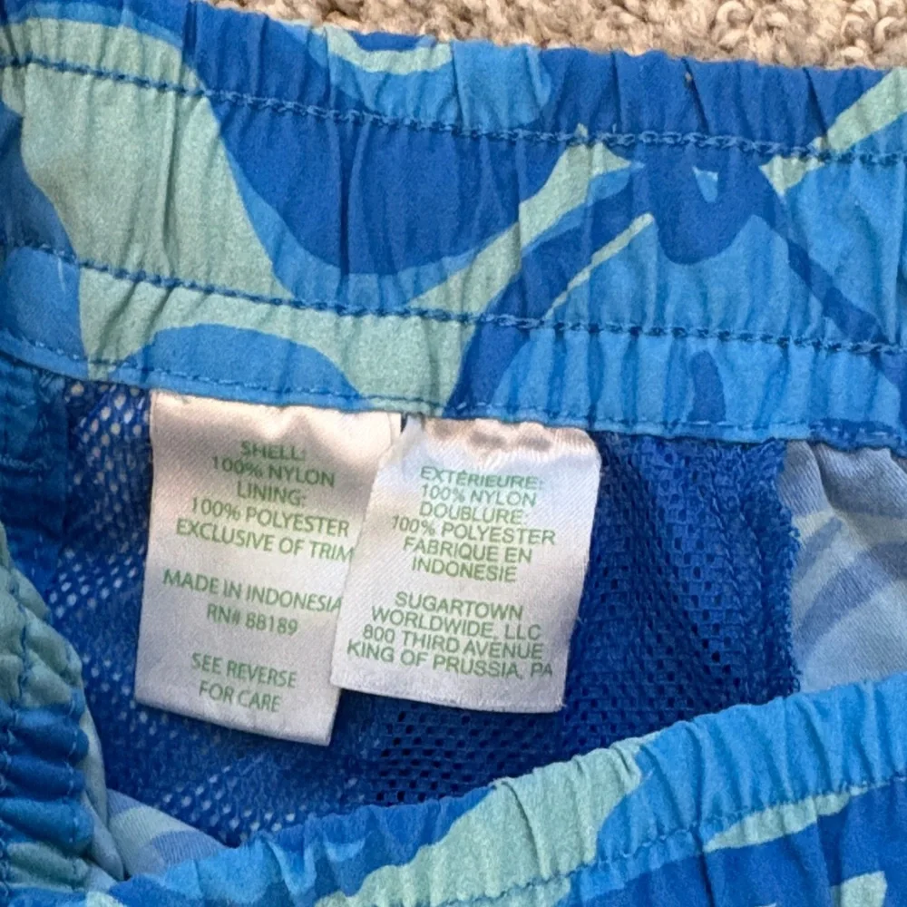 Lilly Pulitzer Athletic Shorts with Blue and Green Patterns